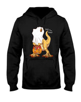 Pumpkin Saurus Halloween - T-Rex in White Mask and Pumpkin basket Essential T-Shirt