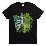 Skeleton Plant Spooky Season Happy Halloween Trick Or Treat T-Shirt