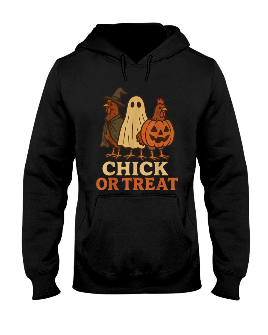 Chick or Treat Farming Funny Chicken Halloween Costume T-Shirt