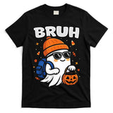 Bruh Ghost Halloween Trick Or Treat Tee Boys Kids Teachers T-Shirt