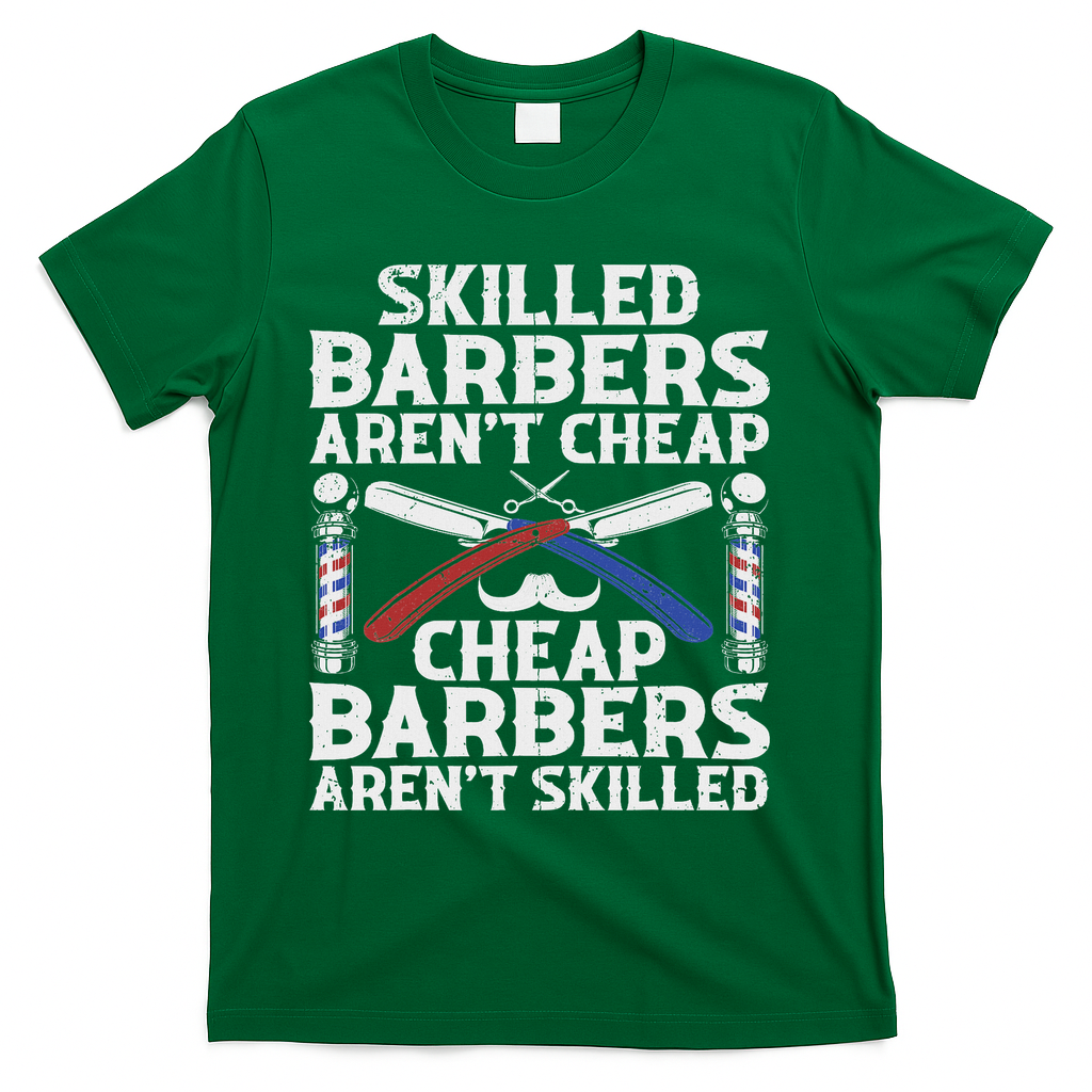 Cute Barber For Dad Hairstylist Barbershop Hair Stylist T-Shirt