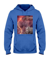 Retro Nostalgia - Three Rhino Moon Lover Funny Obsessed 90s Retro Nostalgia T-Shirt