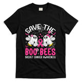 Save The Boobees Boo Bees Breast Cancer Halloween Women Girl T-Shirt