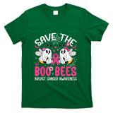 Save The Boobees Boo Bees Breast Cancer Halloween Women Girl T-Shirt