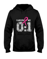 Cancer 0 Me 1 Breast Cancer Awareness Survivor Gift T-Shirt