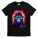 Retro Nostalgia - Retro Groovy Ape sunglass  Synthwave Retro  Nostalgia T-Shirt