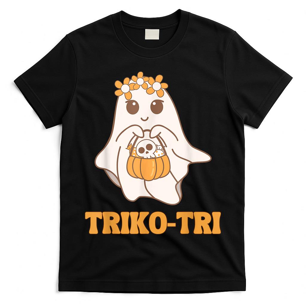 Triko Tri Funny Spanish Halloween Trick or Treat Humor T-Shirt