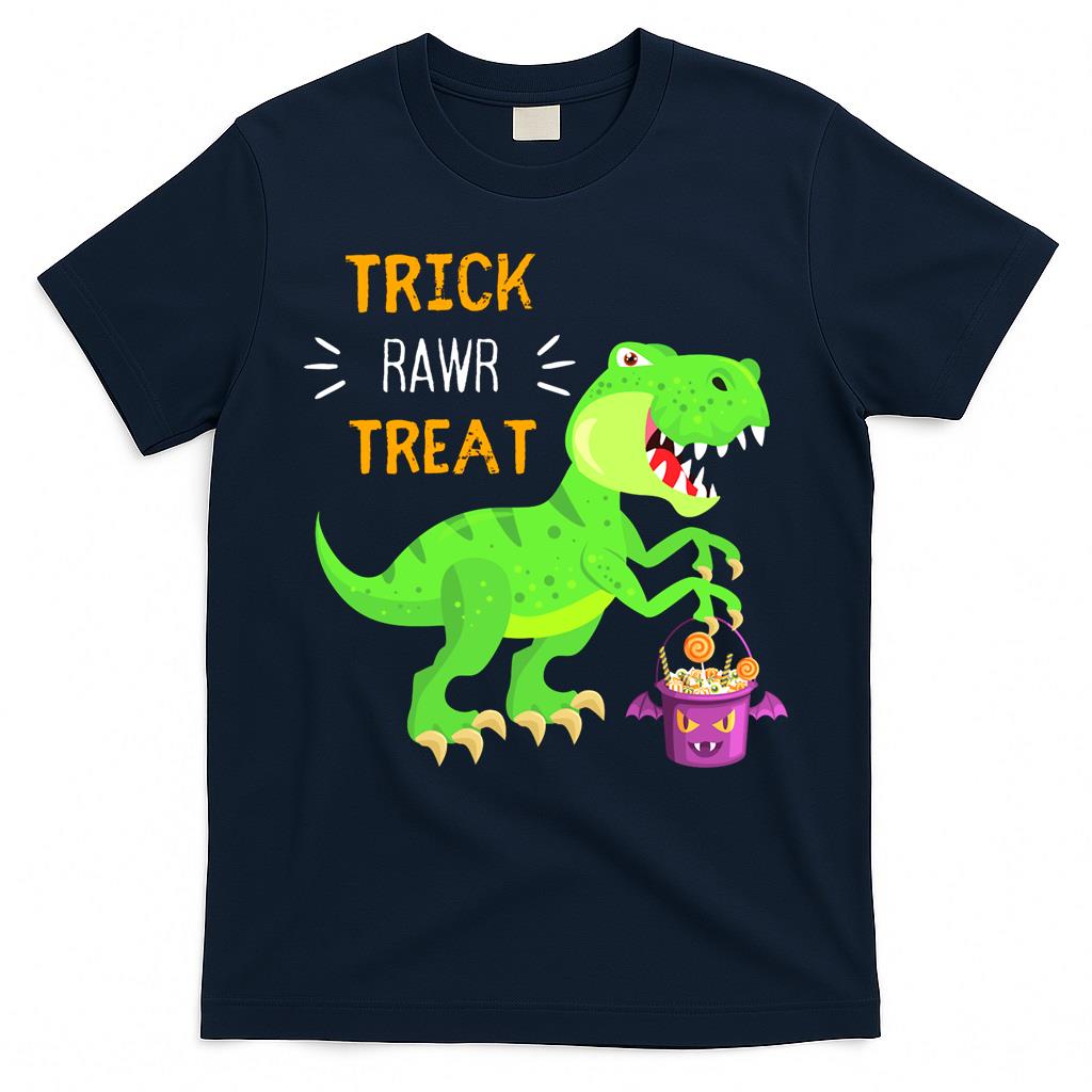 Trick Rawr Treat, T-Rex Halloween Essential T-Shirt