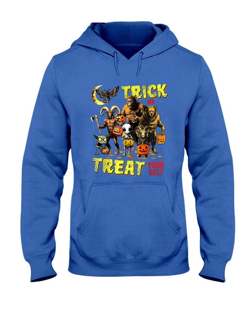 Trick Or Treat Yourself Cryptid Bigfoot Dogman Halloween Classic T-Shirt