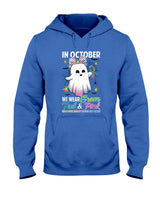 in October We Wear Green Teal Pink Metastatic Breast Cancer T-Shirt