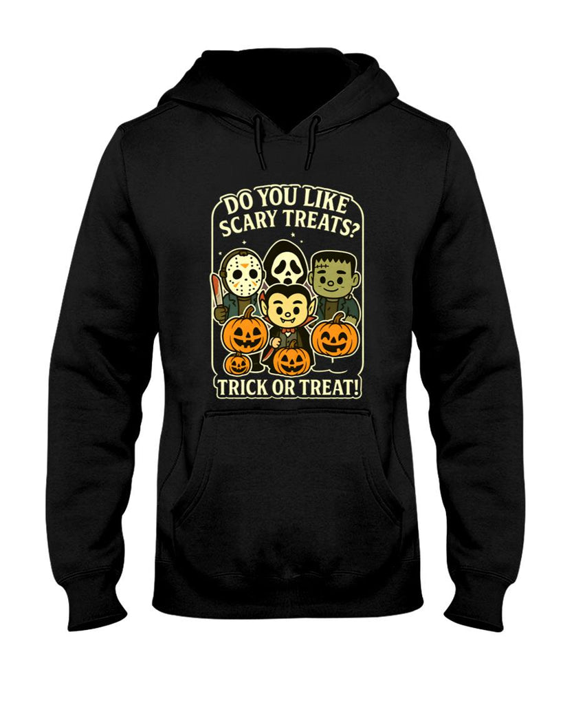 Scary Treats Halloween Crew Oversized T-Shirt