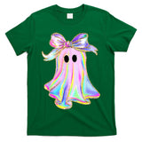 Ghost Coquette Bow Spooky Season Trick Or Treat Halloween T-Shirt