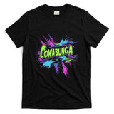 Retro Nostalgia - Cowabunga Retro 80s 90s Nostalgia Slang Grunge Art T-Shirt