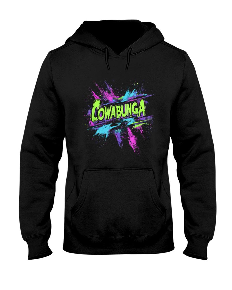 Retro Nostalgia - Cowabunga Retro 80s 90s Nostalgia Slang Grunge Art T-Shirt