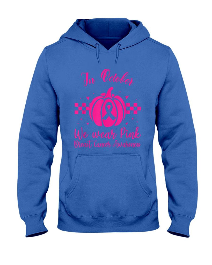 In October we wear pink breast cancer awareness T-Shirt_1