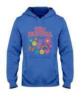 Retro Nostalgia - Y2K 90s Revival Retro Nostalgia Rainbow Butterfly Flower Premium T-Shirt