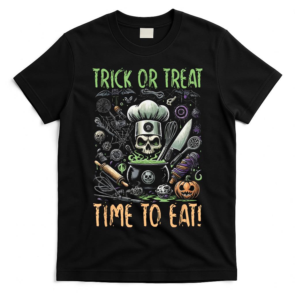 Funny Halloween Costume Chef Cook Trick Or Treat T-Shirt
