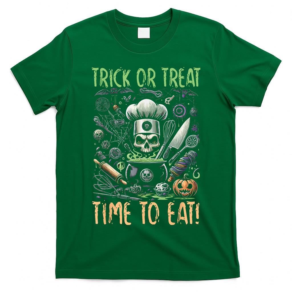 Funny Halloween Costume Chef Cook Trick Or Treat T-Shirt