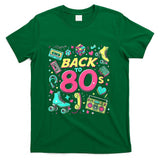 Retro Nostalgia - Womens BACK TO 80s Retro Nostalgia T-Shirt
