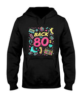 Retro Nostalgia - Womens BACK TO 80s Retro Nostalgia T-Shirt