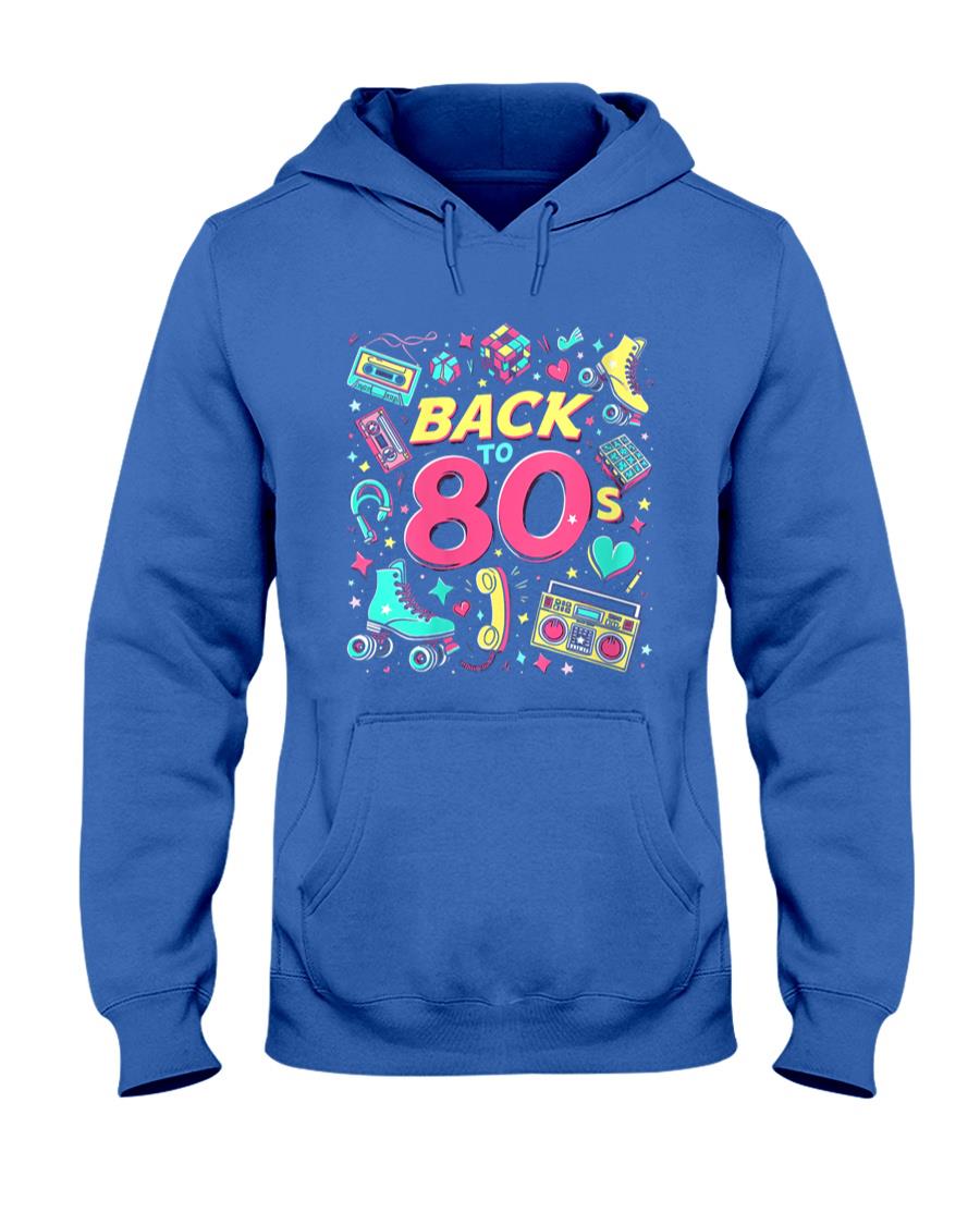 Retro Nostalgia - Womens BACK TO 80s Retro Nostalgia T-Shirt
