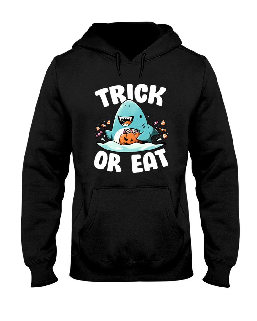 Trick or Eat - Dark Funny Shark Halloween Gift Classic T-Shirt