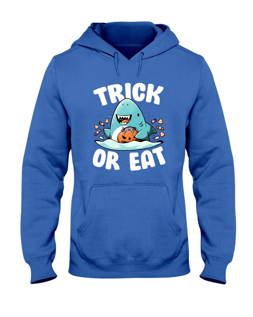 Trick or Eat - Dark Funny Shark Halloween Gift Classic T-Shirt