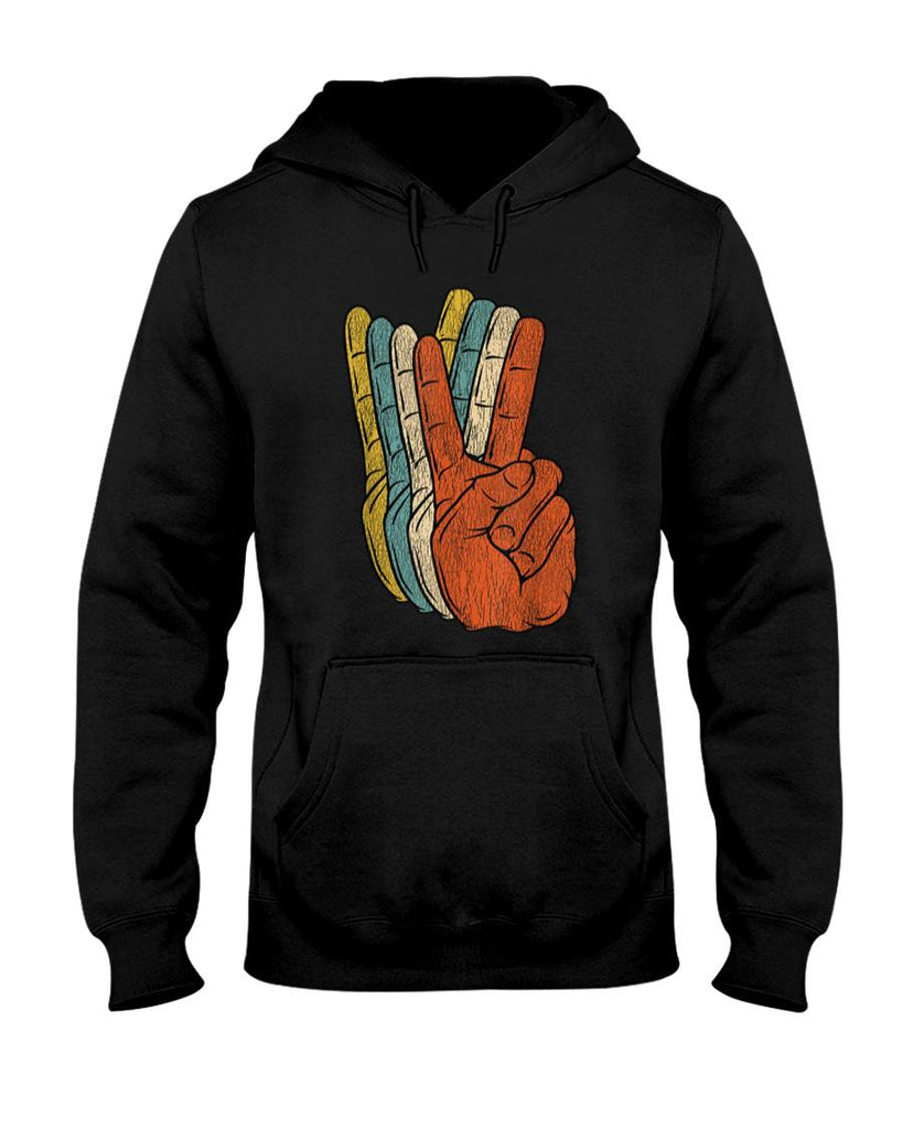 Retro Nostalgia - Retro Peace Vintage 60's 70's Hippie Gift T-Shirt