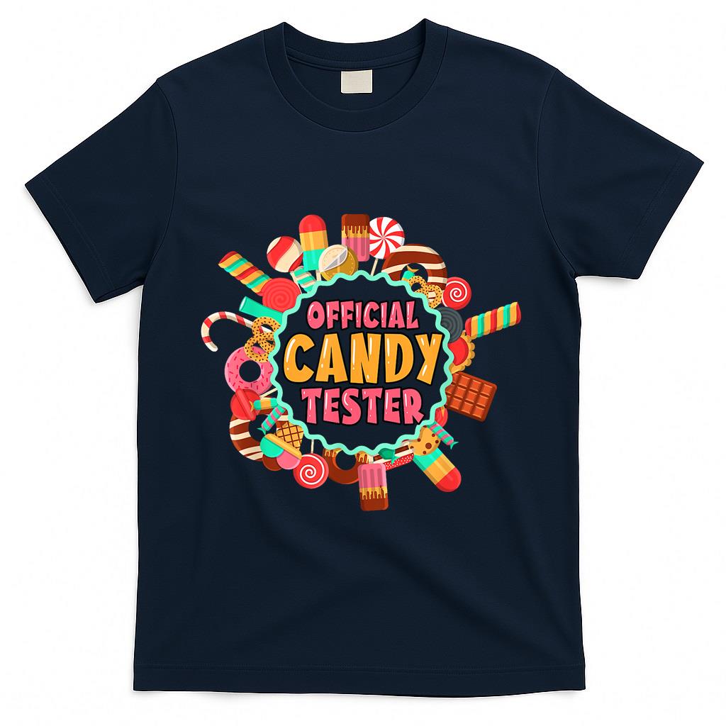 Funny Official Candy Tester Costume Kids Trick Or Treat T-Shirt