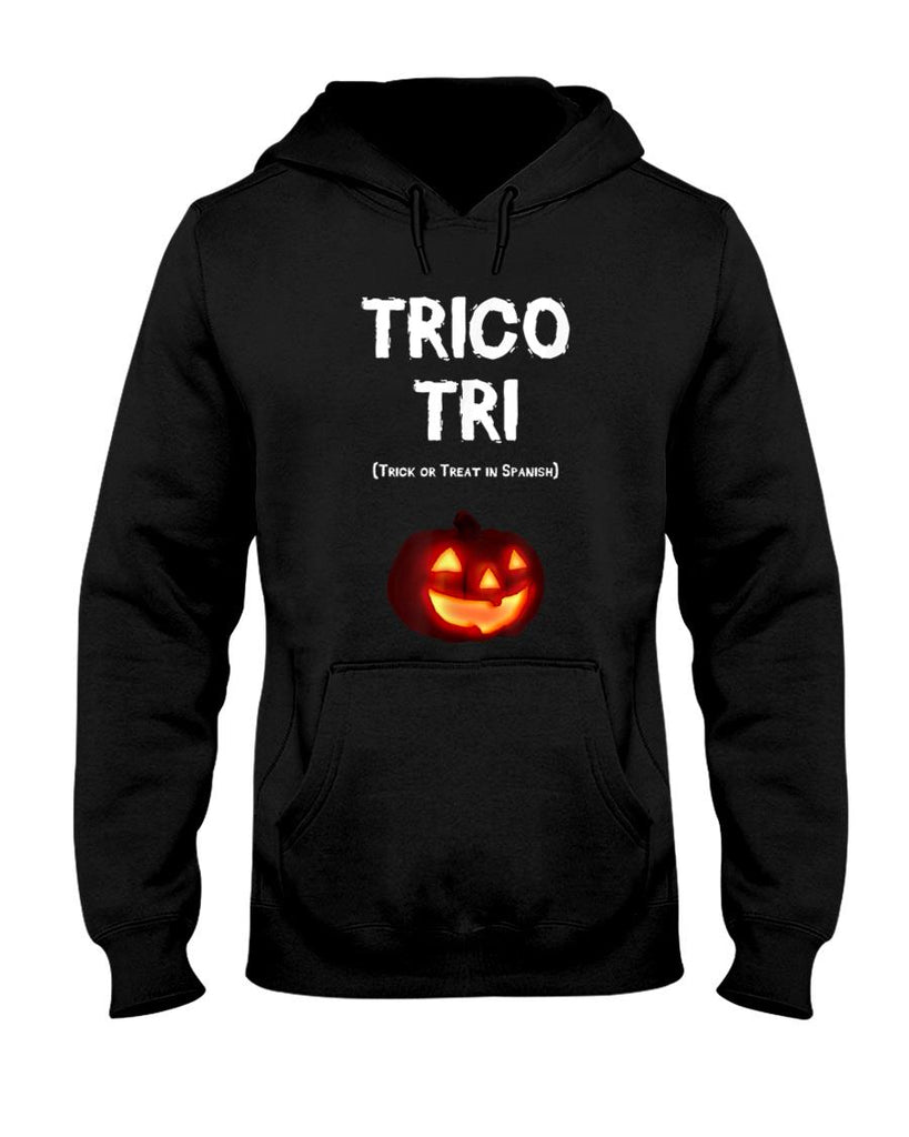 Trico Tri Trick or Treat in Spanish T-Shirt