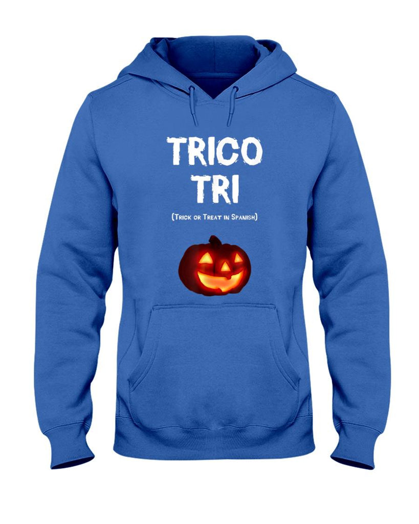 Trico Tri Trick or Treat in Spanish T-Shirt