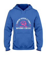 Cancer Picked A Fight With The Wrong Chick Breast Cancer T-Shirt
