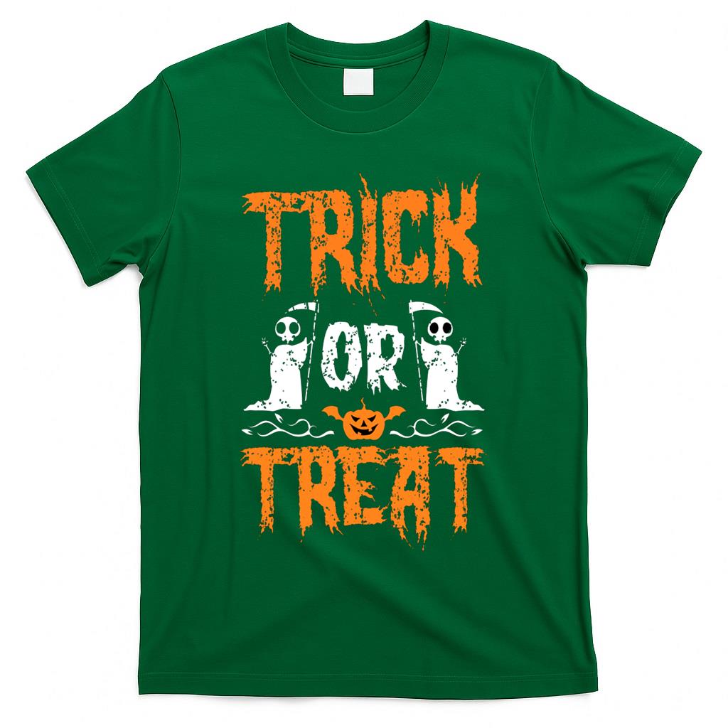 Trick or Treat Halloween Grim Reaper Pumpkin Classic T-Shirt