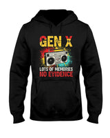 Retro Nostalgia - Gen X Lots of Memories No Evidence Retro Nostalgia Humor T-Shirt