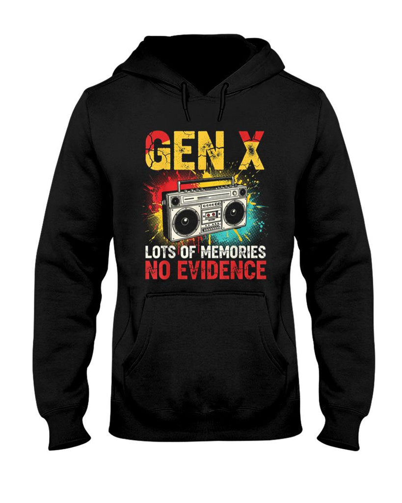 Retro Nostalgia - Gen X Lots of Memories No Evidence Retro Nostalgia Humor T-Shirt