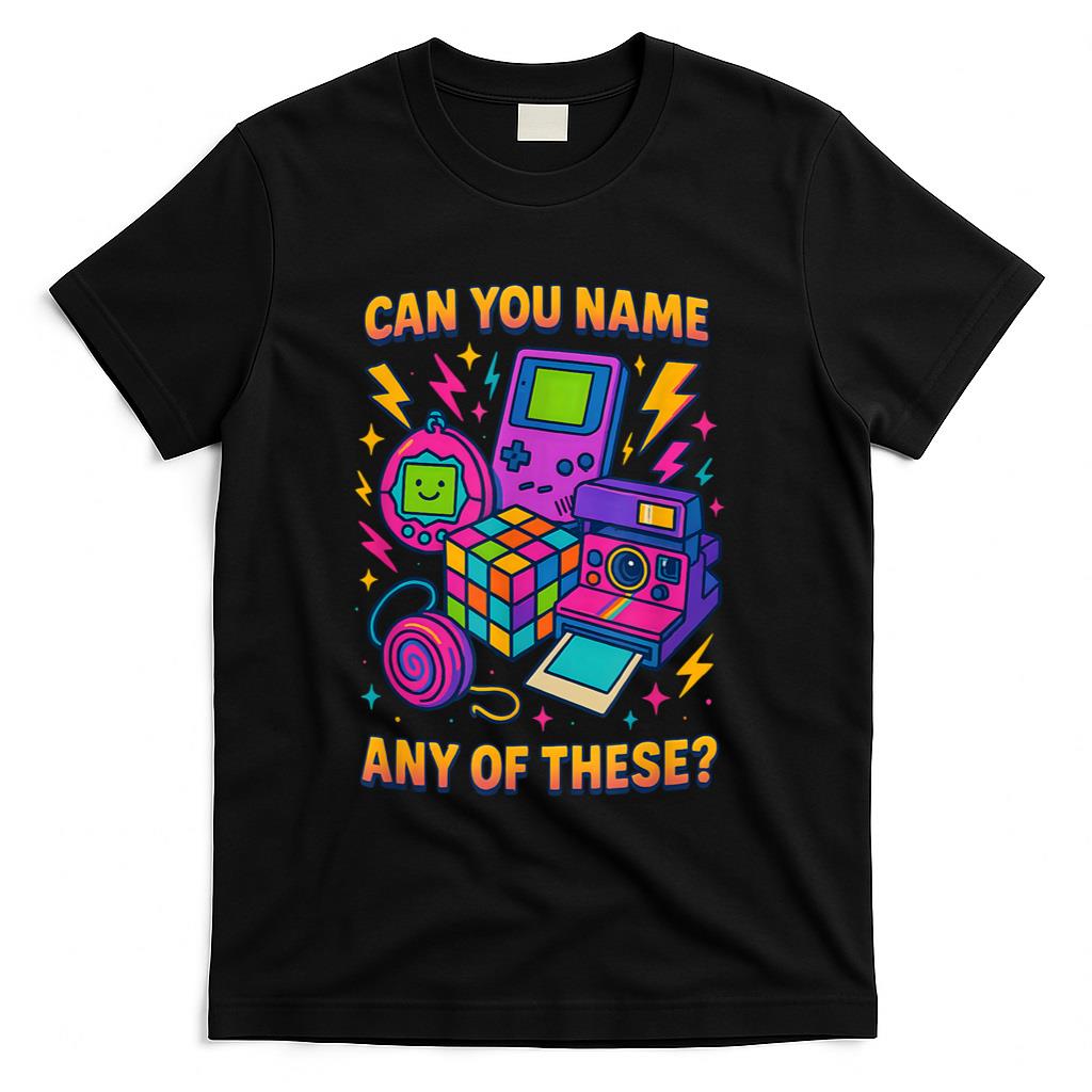 Retro Nostalgia - Retro 80s 90s Toy Mashup Cartoon Nostalgia Funny T-Shirt