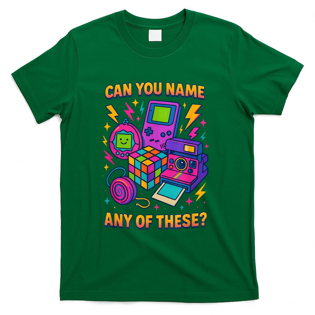 Retro Nostalgia - Retro 80s 90s Toy Mashup Cartoon Nostalgia Funny T-Shirt