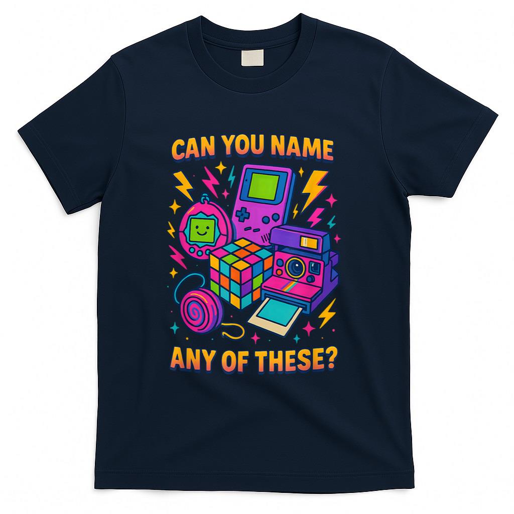 Retro Nostalgia - Retro 80s 90s Toy Mashup Cartoon Nostalgia Funny T-Shirt