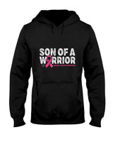 Son Of A Warrior Breast Cancer Awareness Pink Ribbon Mom T-Shirt