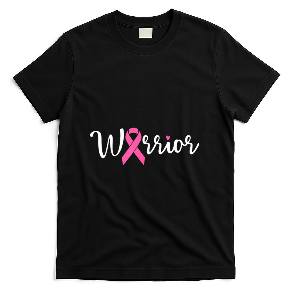 Breast Cancer Warrior Breast Cancer Awareness Pink Ribbon T-Shirt