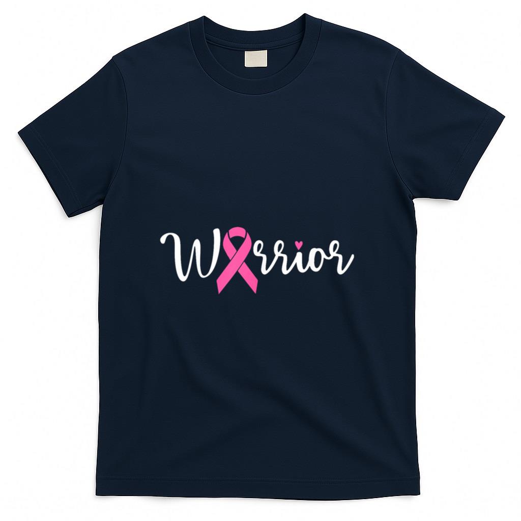 Breast Cancer Warrior Breast Cancer Awareness Pink Ribbon T-Shirt