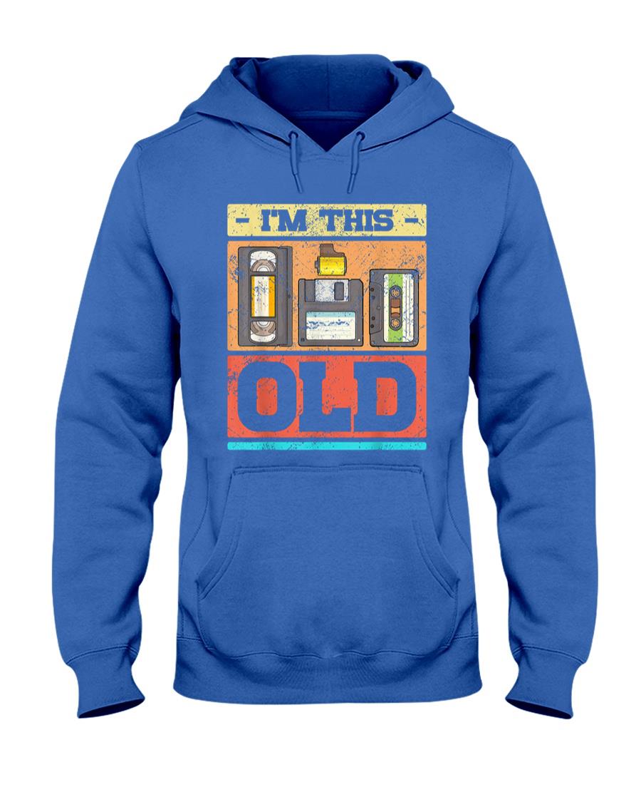 Retro Nostalgia - I'm This Old Funny Retro VHS Floppy Cassette Design T-Shirt