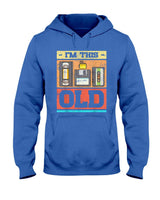 Retro Nostalgia - I'm This Old Funny Retro VHS Floppy Cassette Design T-Shirt