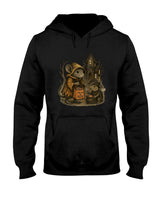 Halloween Mouse and Frog Trick or Treat Oversized T-Shirt