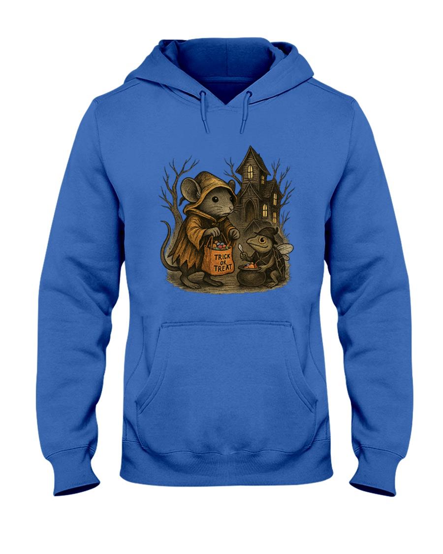 Halloween Mouse and Frog Trick or Treat Oversized T-Shirt