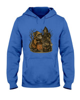Halloween Mouse and Frog Trick or Treat Oversized T-Shirt