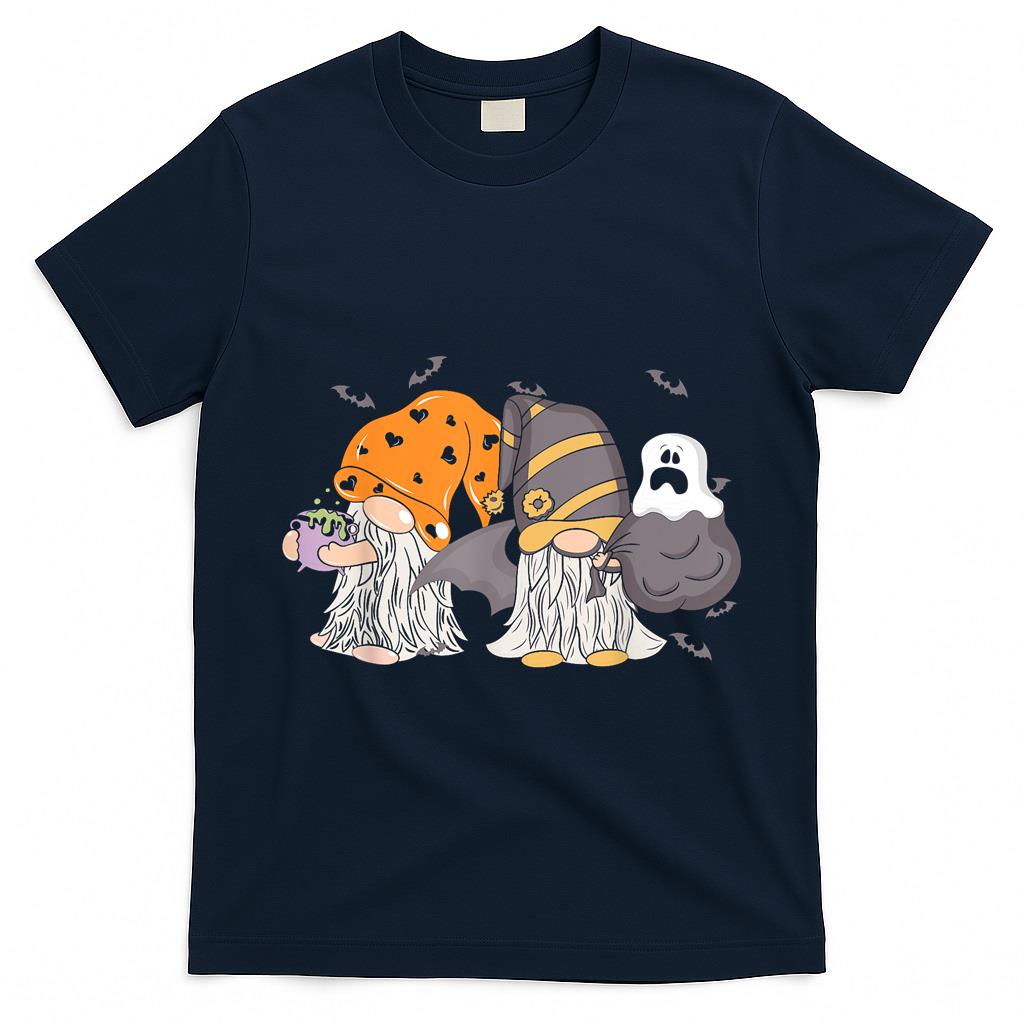 Cute Halloween Gnome Spooky Gardening Trick Or Treat T-Shirt