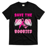Skeleton Hands Save The Boobies Breast Cancer Awareness T-Shirt