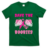 Skeleton Hands Save The Boobies Breast Cancer Awareness T-Shirt