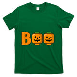 Building Bricks Halloween Boo Pumpkin Heads Brick Or Treat T-Shirt